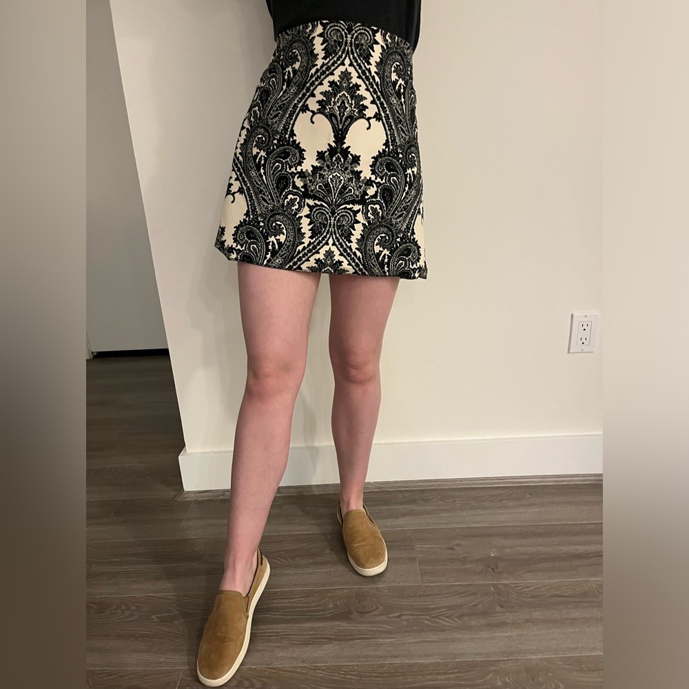 Zara Woman Detailed A-Line Skirt